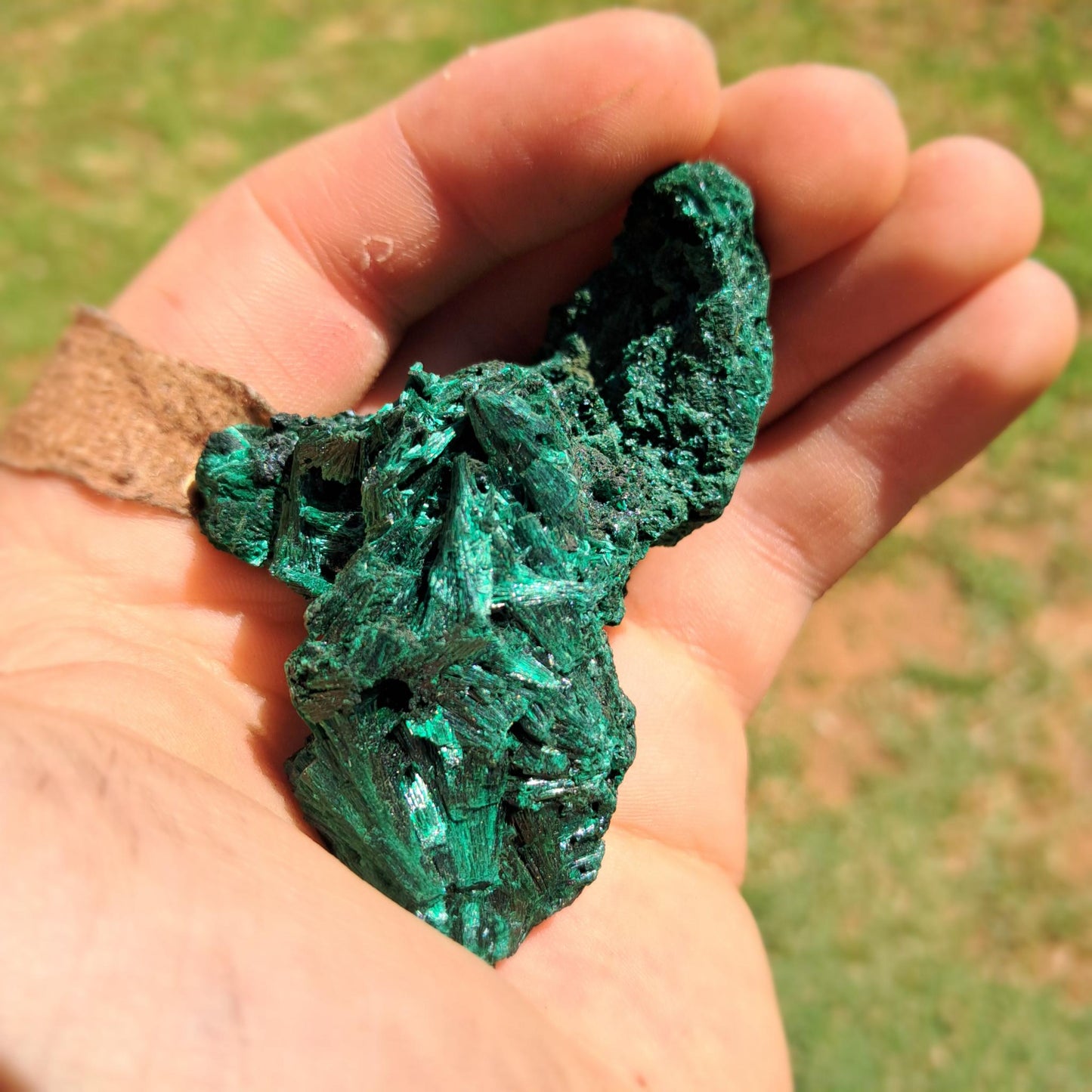 Natural Silky Malachite - Piece 3