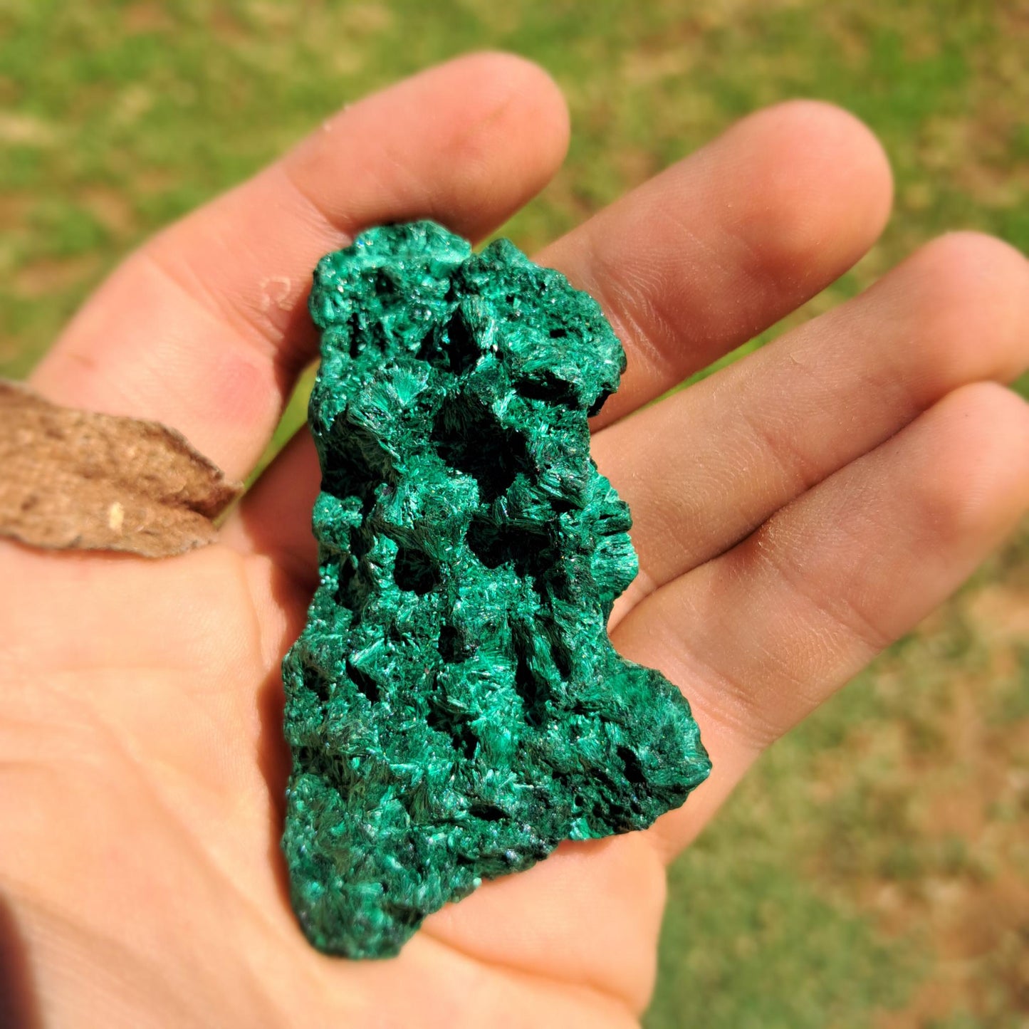 Natural Silky Malachite - Piece 6