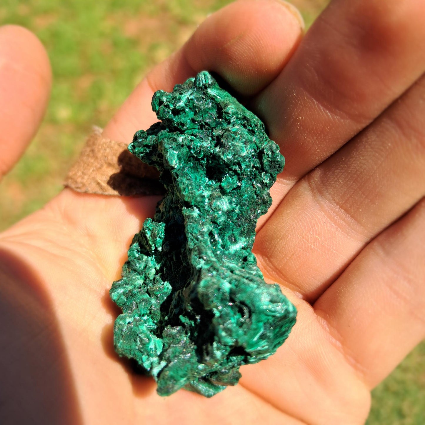 Natural Silky Malachite - Piece 8