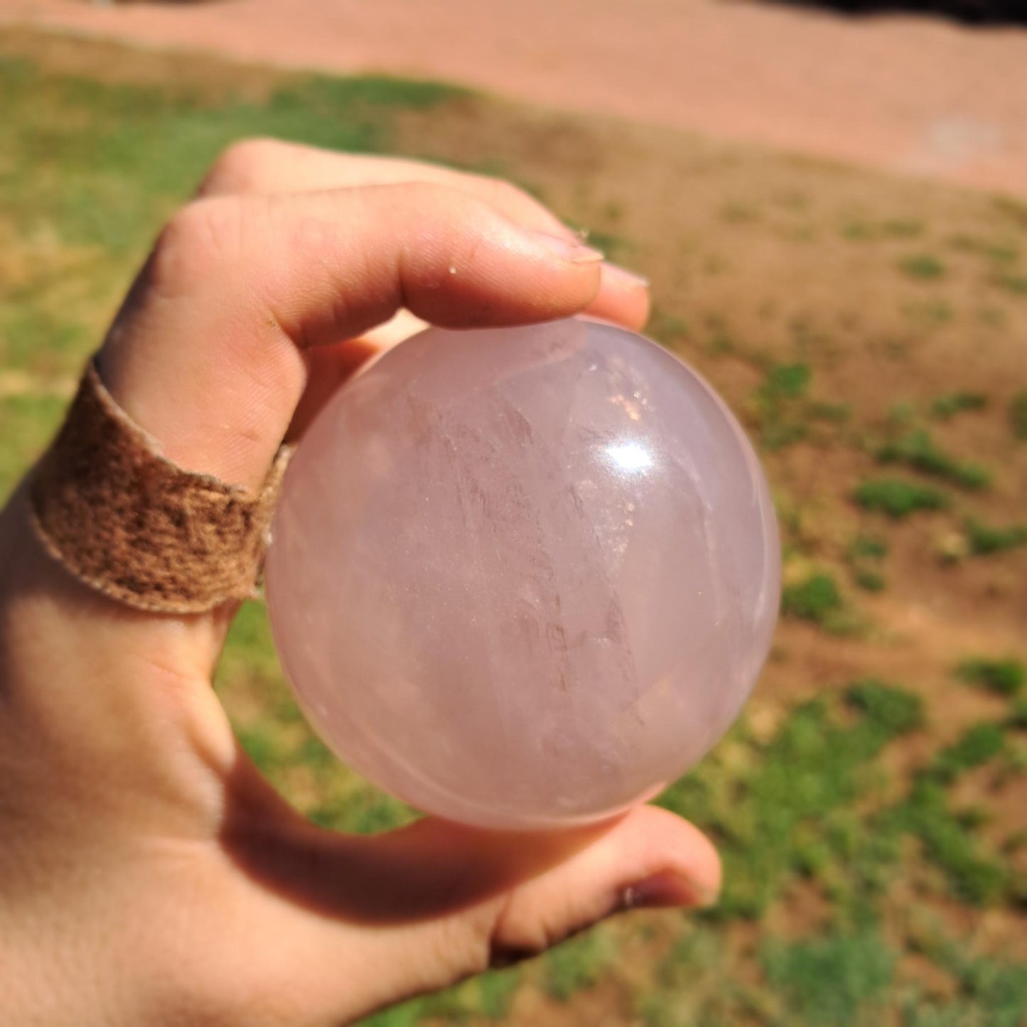Rose Quartz Sphere 03