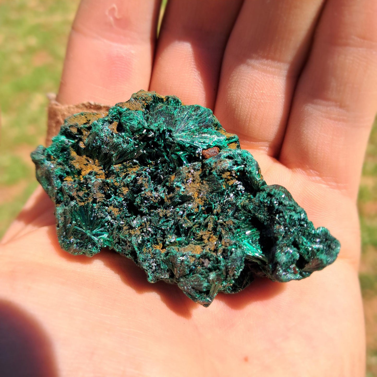 Natural Silky Malachite - Piece 10