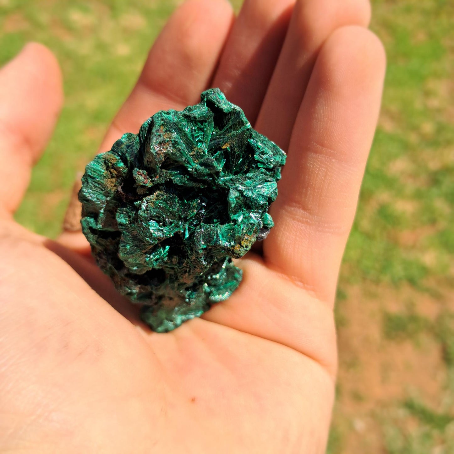 Natural Silky Malachite - Piece 10