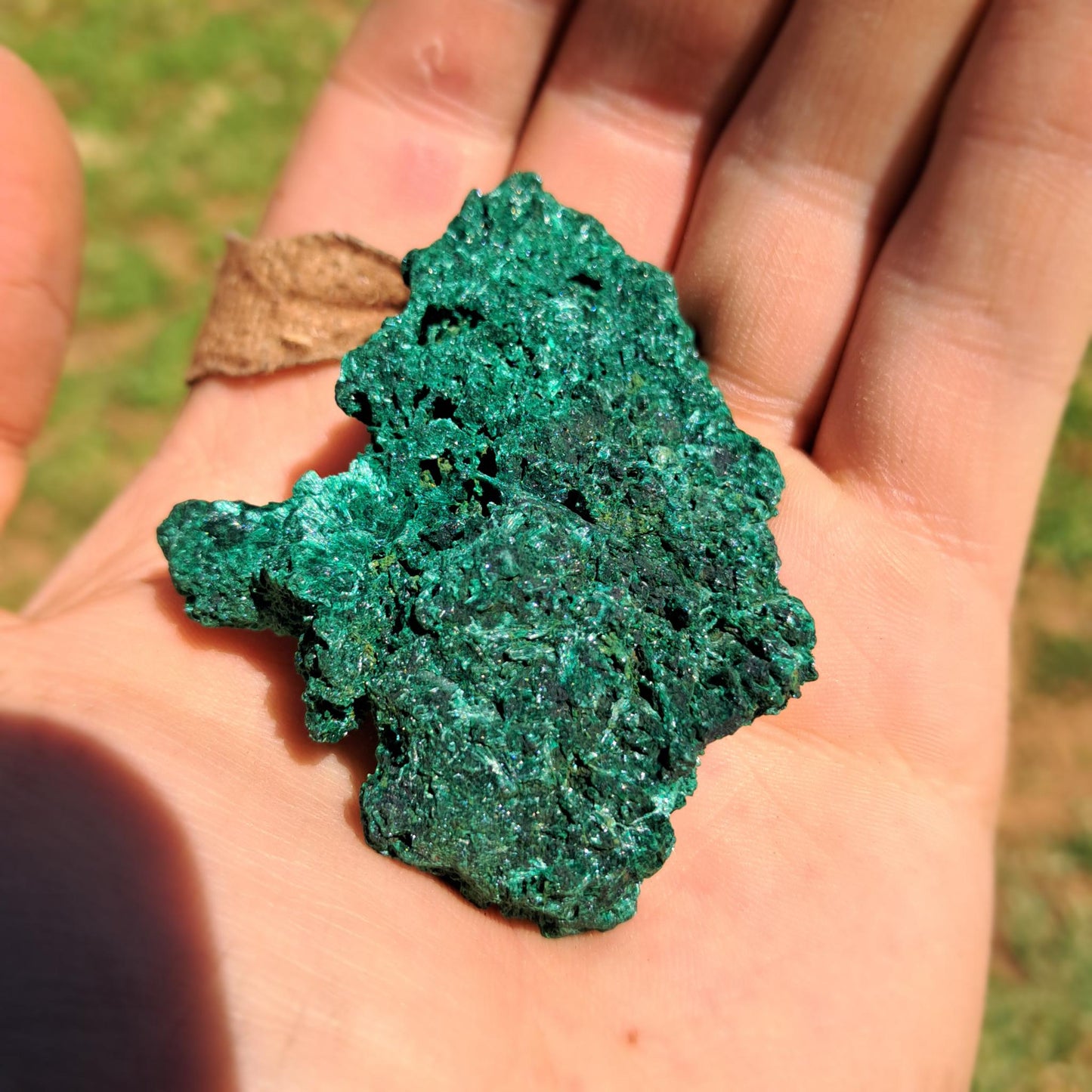 Natural Silky Malachite - Piece 11