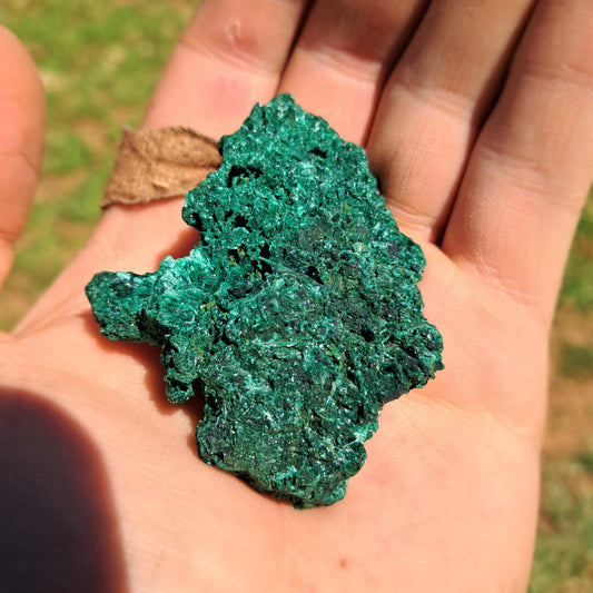 Natural Silky Malachite - Piece 11