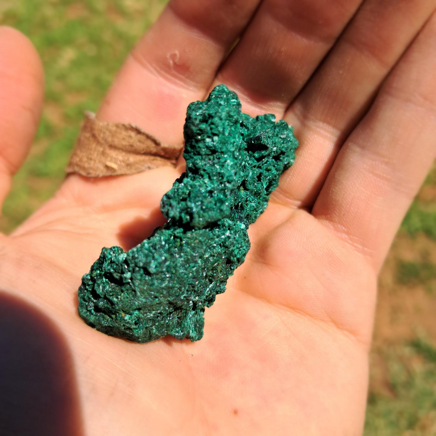 Natural Silky Malachite - Piece 11