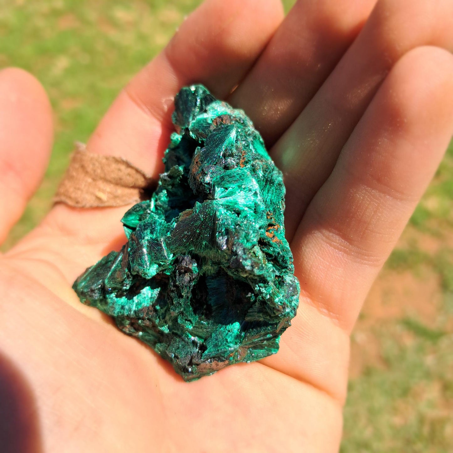 Natural Silky Malachite - Piece 12