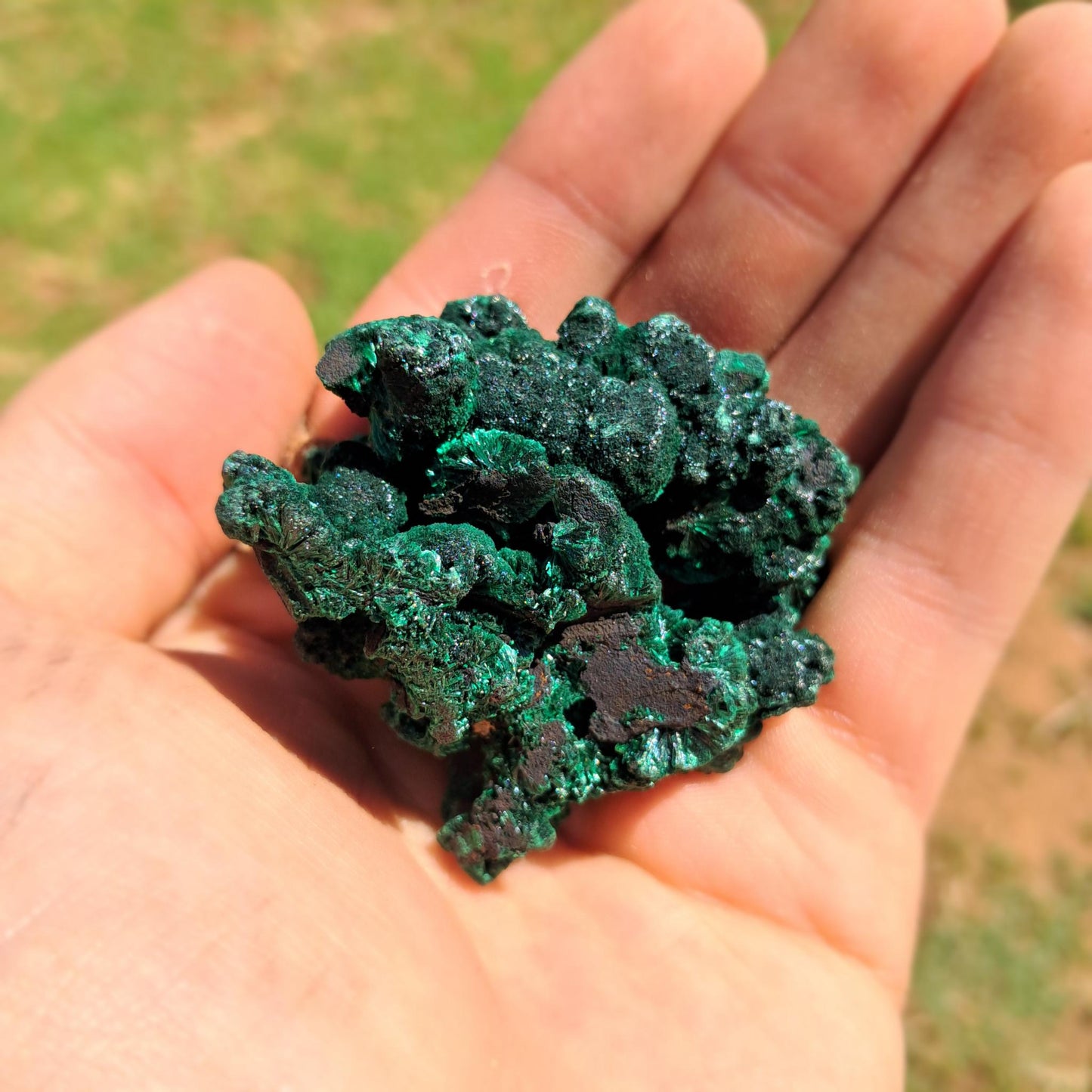Natural Silky Malachite - Piece 2