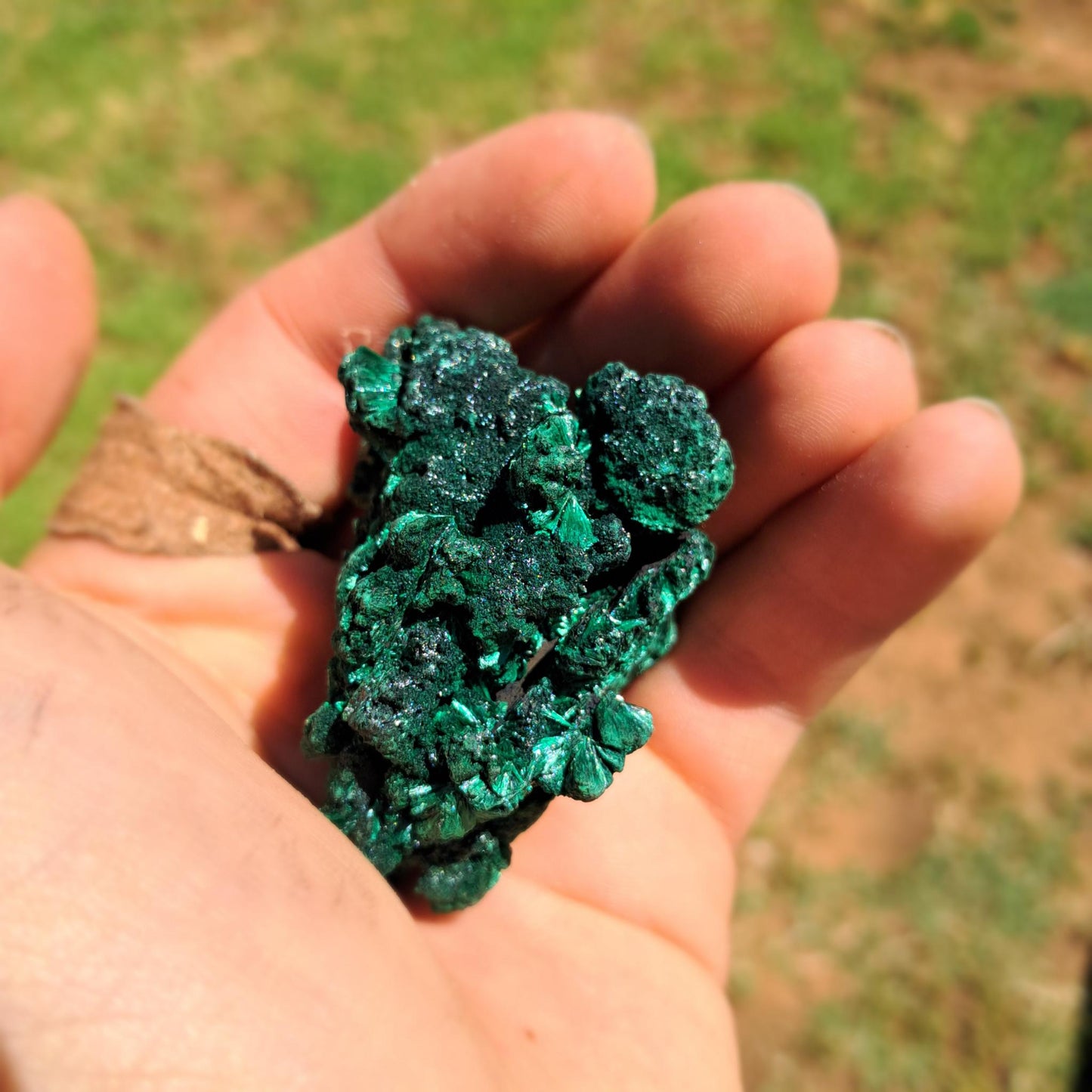 Natural Silky Malachite - Piece 2
