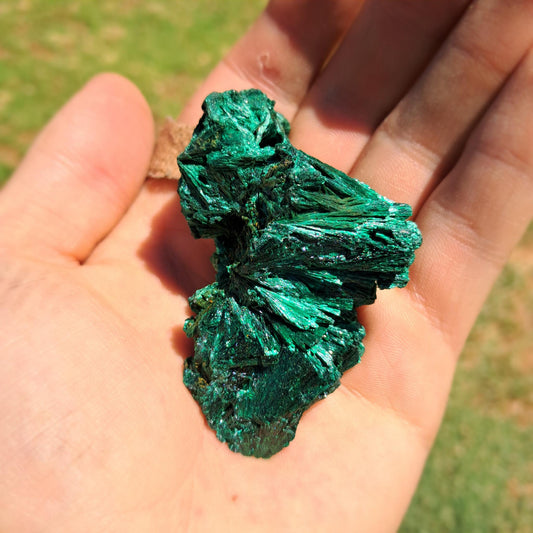 Natural Silky Malachite - Piece 3