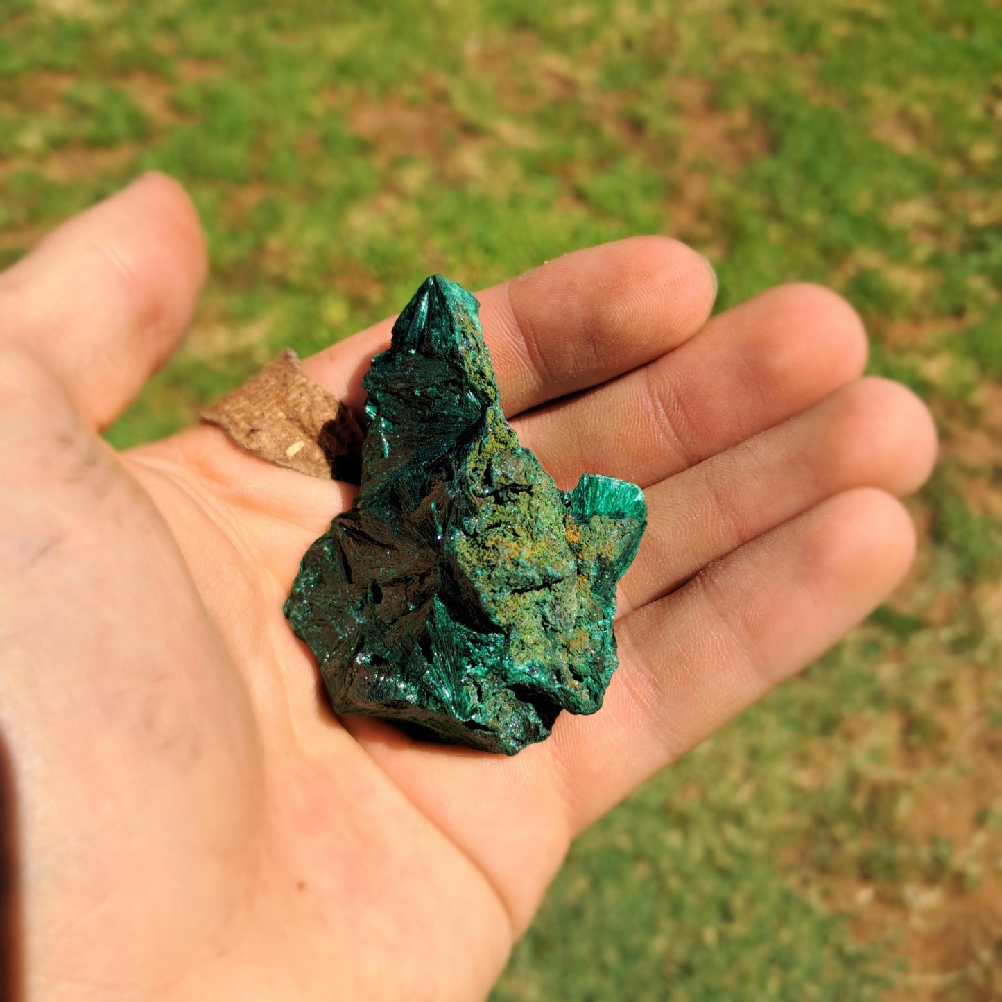 Natural Silky Malachite - Piece 5