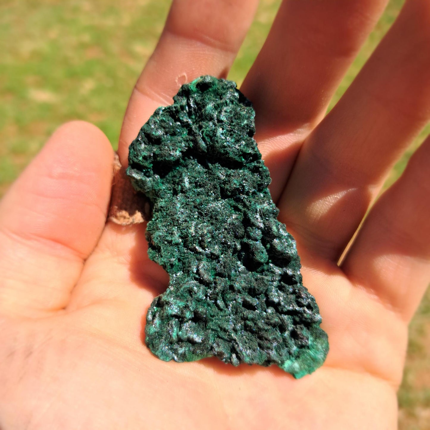 Natural Silky Malachite - Piece 6