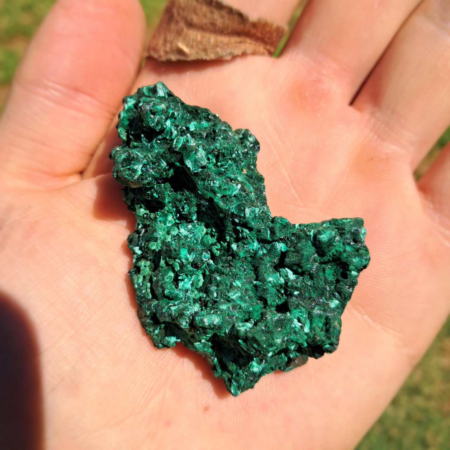 Natural Silky Malachite - Piece 8