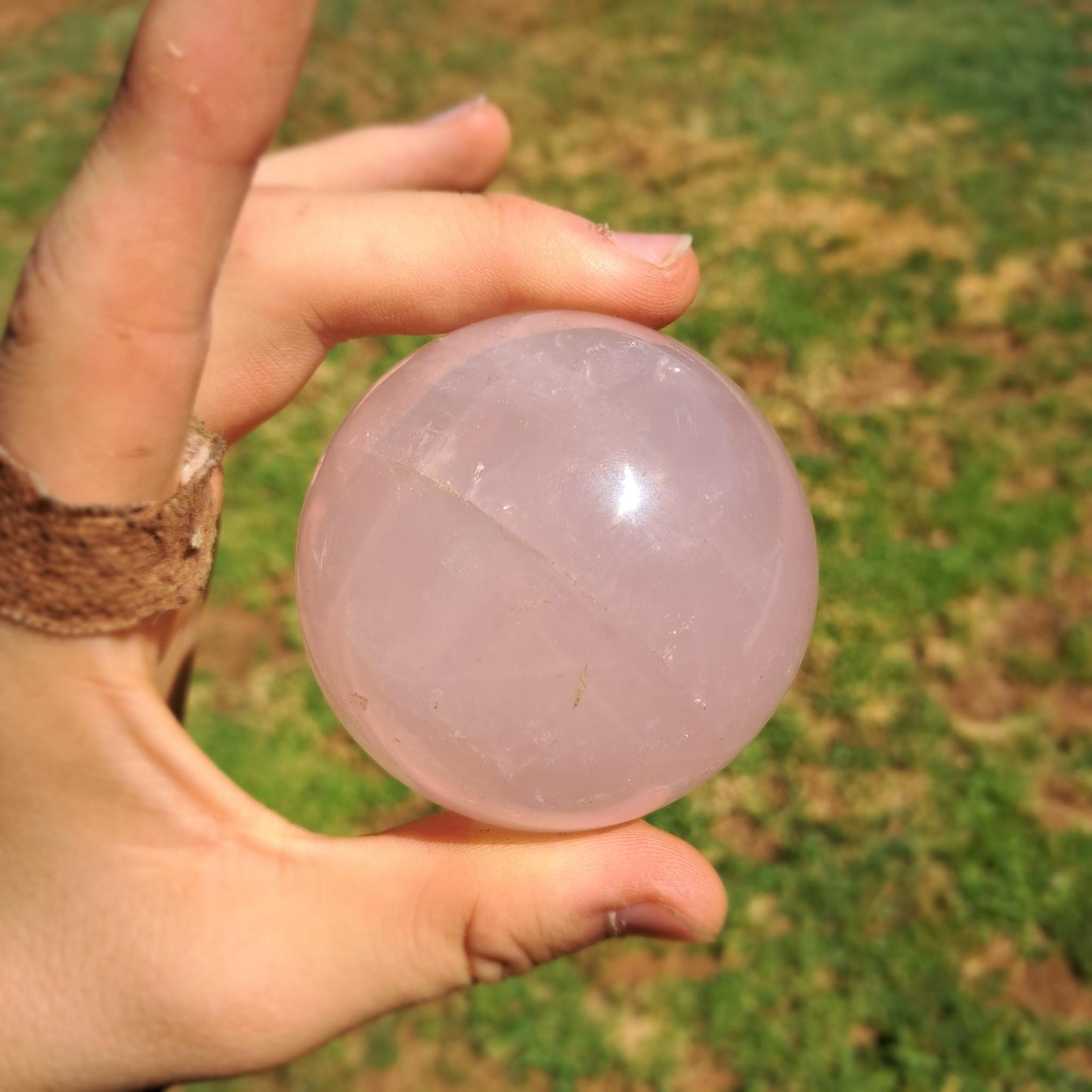 Rose Quartz Sphere 01