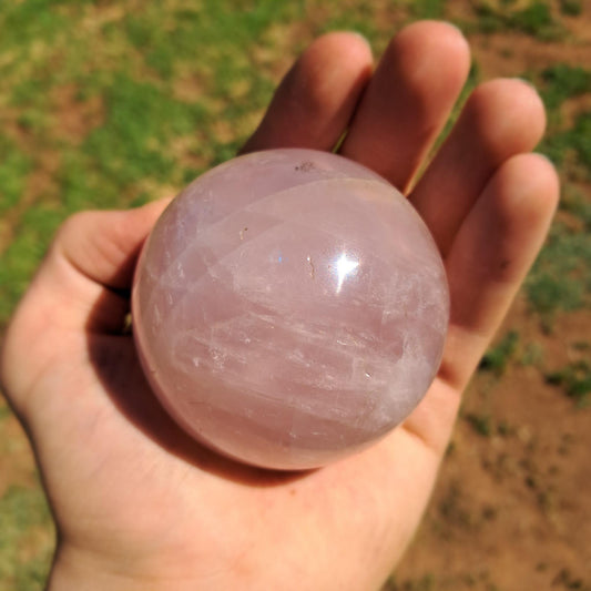 Rose Quartz Sphere 02
