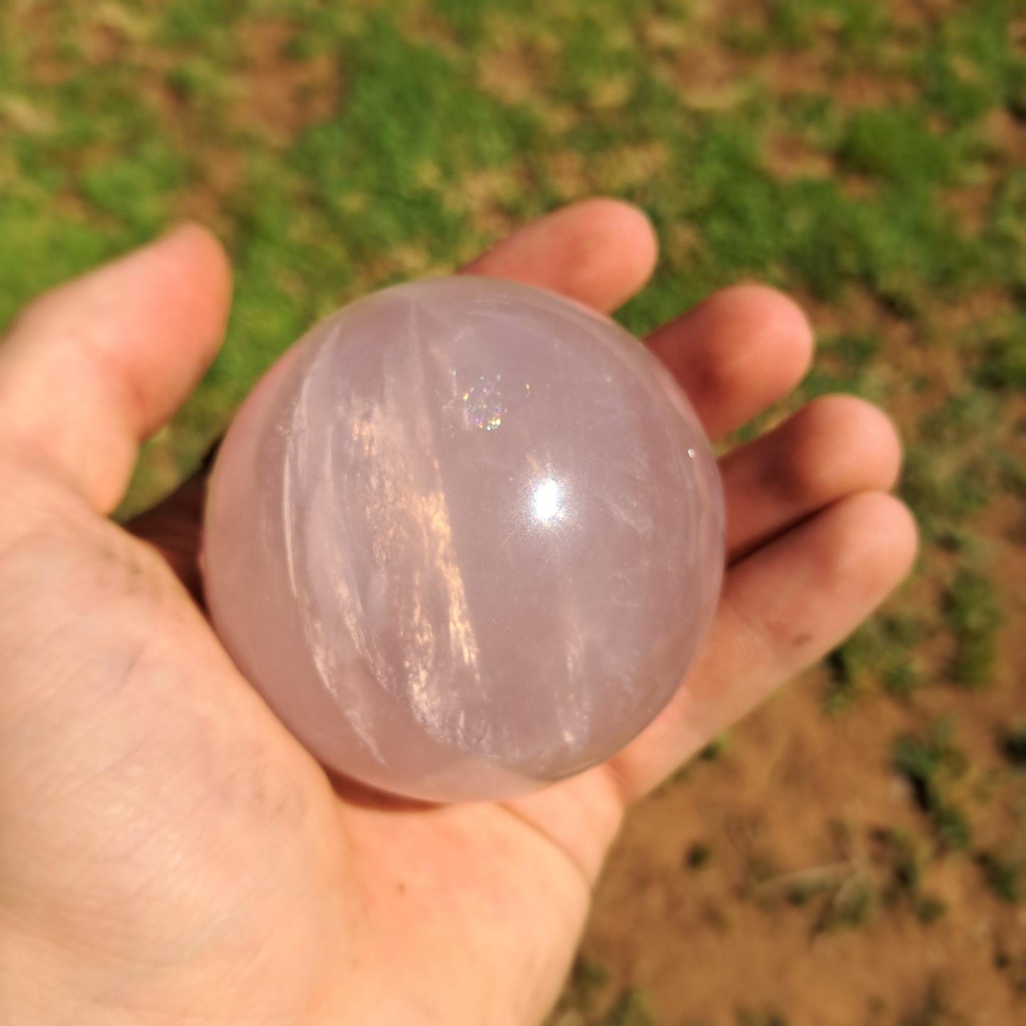 Rose Quartz Sphere 03