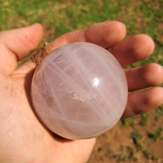 Rose Quartz Sphere 04