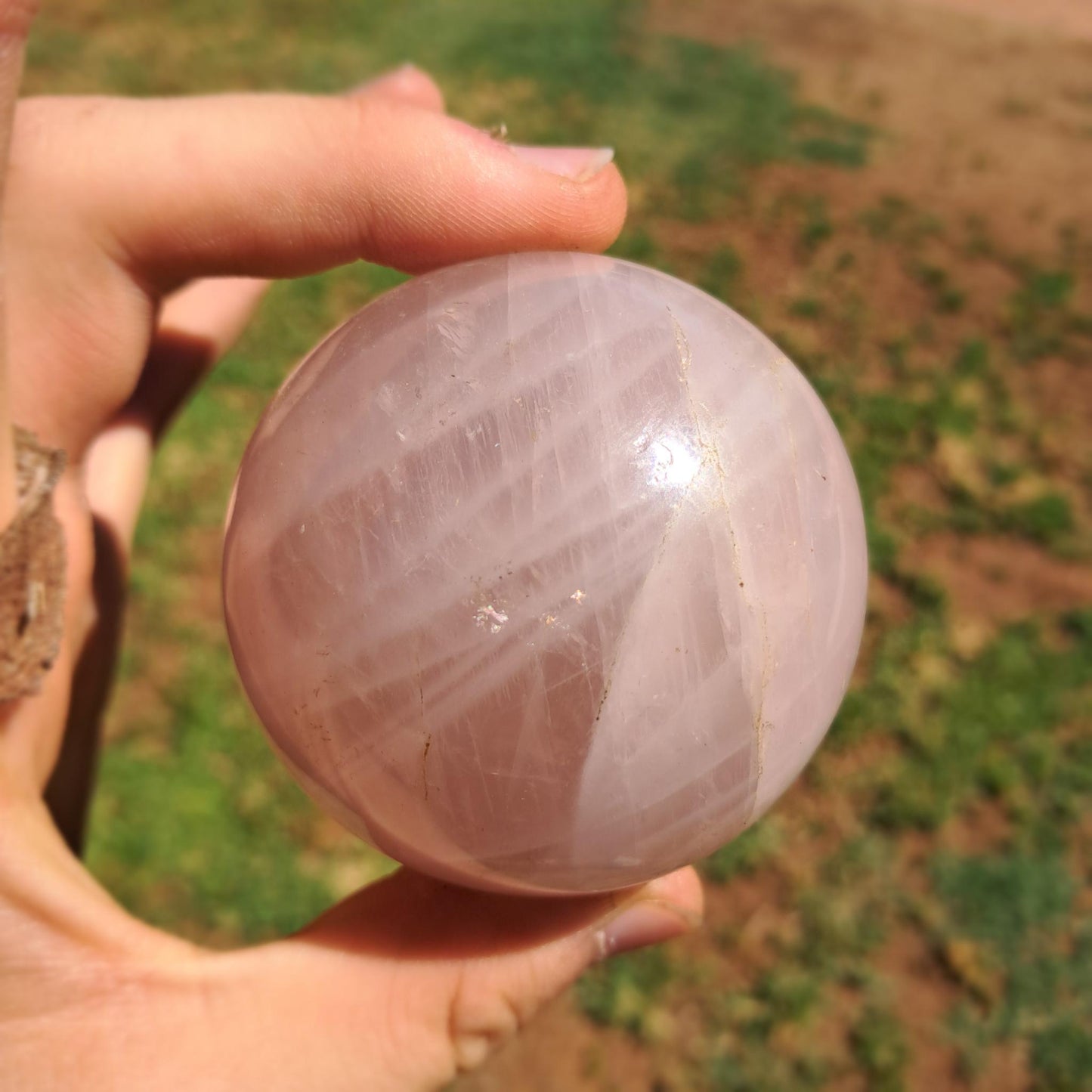 Rose Quartz Sphere 04