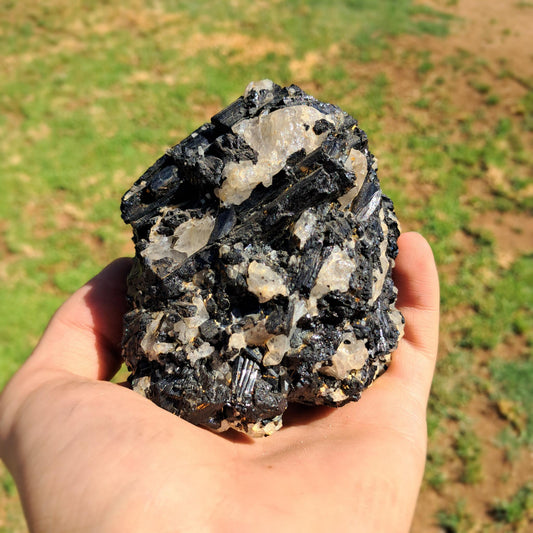 Schorl Black Tourmaline Cluster