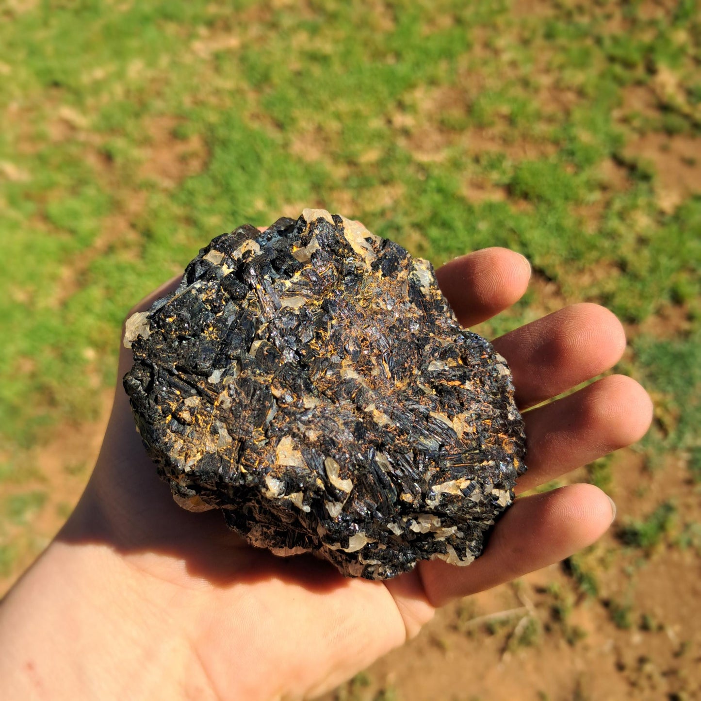 Schorl Black Tourmaline Cluster
