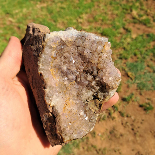 Smoky Quartz Drusy Cluster